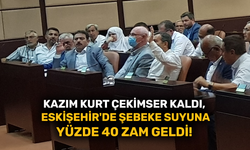 Kazım Kurt çekimser kaldı, Eskişehir'de şebeke suyuna yüzde 40 zam geldi!