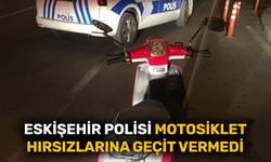 Eskişehir polisi motosiklet hırsızlarına geçit vermedi