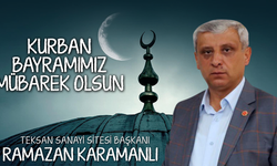 Ramazan Karamanlı: "Kurban bayramımız mübarek olsun"
