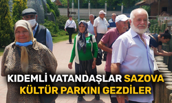 Kıdemli vatandaşlar Sazova Parkı'nı gezdi