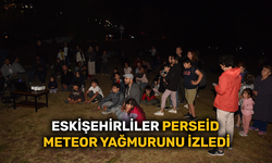 Eskişehirliler Perseid meteor yağmurunu izledi