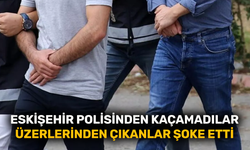 Eskişehir polisinden kaçamadılar, üzerlerinden çıkanlar şoke etti