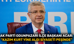 AK Parti Odunpazarı İlçe Başkanı Acar: "Kazım Kurt yine algı siyaseti peşinde"