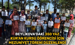 Beylikova’daki 350 yaz Kur'an kursu öğrencisi için mezuniyet töreni düzenlendi