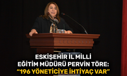 Eskişehir İl Milli Eğitim Müdürü Pervin Töre: “196 yöneticiye ihtiyaç var”