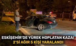 Eskişehir’de yürek hoplatan kaza! 2’si ağır 5 kişi yaralandı