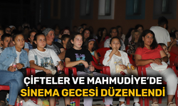 Çifteler ve Mahmudiye’de sinema gecesi düzenlendi