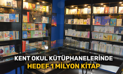 Kent okulu kütüphanelerinde hedef 1 milyon kitap