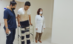 Belden altı felç olan Serhan Yiğit şifayı Eskişehir’de buldu