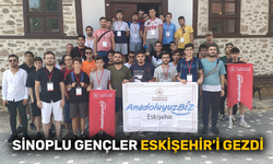 Sinoplu gençler Eskişehir’i gezdi