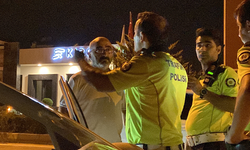 Polisin alkollü sürücü ile imtihanı!