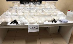 Uyuşturucu operasyonu: 50 kilo metanfetamin ele geçirildi