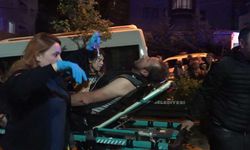 Husumetliler bıçaklarla birbirlerine girdiler!