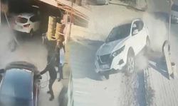 Eskişehir'de kaza yapan araç lastikçi dükkanına girdi!
