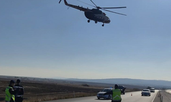 Eskişehir'de helikopter destekli trafik denetimi; Binlerce lira ceza uygunlandı!