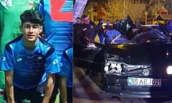 Ehliyetsiz sürücü kazaya neden oldu; 16 yaşındaki futbolcu vefat etti!