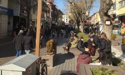 Yılın ilk gününde Eskişehir caddeleri doldu taştı