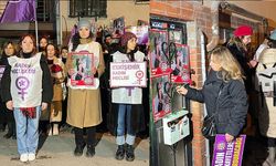Eskişehir'de kadınlardan anlamlı eylem; "Hesabını soracağız"
