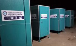 Depremzedelerin tuvalet sıkıntısını Eskişehir Büyükşehir Belediyesi çözüyor