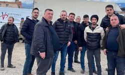 Beylikova Belediye Başkanı Özkan Alp deprem bölgesinde