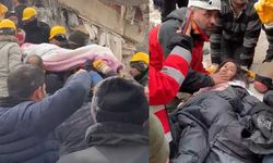 Eskişehir ekibi kurtardı; 2 kız çocuğu ve anne enkazdan sağ çıkarıldı!