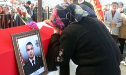 Vefat eden üsteğmen Miraç İlhan son yolculuğuna uğurlandı