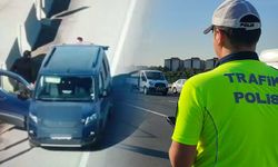 Eskişehir'de uyanık sürücü drondan ve cezadan kaçamadı!