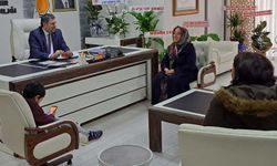 Eskişehir'e gelen depremzede aileden Süleyman Reyhan'a ziyaret