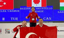 Milli Halterci Yağmur Melek Şahin Dünya ikincisi oldu