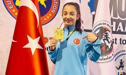 13 yaşındaki Emirdağlı sporcu Elmas Başoğlu Avrupa Şampiyonu oldu