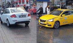Eskişehir'de trafiği aksatan trafik kazası!