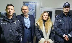 MHP'li milletvekili adayı Leman Sivri polisleri ziyaret etti