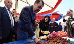 Enerji Bakanı Fatih Dönmez Eskişehir'de önlük giyip tezgah başına geçti!