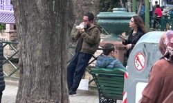 Eskişehir'de madde bağımlısı şahıs vatandaşları tedirgin etti!