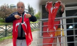Eskişehir'de çirkin saldırı; Türk bayrağını yırttılar!
