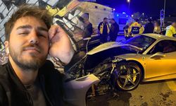 Ünlü sosyal medya fenomeni lüks aracı ile kaza yaptı!