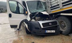 İnegöl - Eskişehir yolu üzerinde feci kaza!