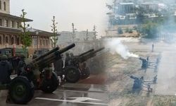 Eskişehir'de 101 pare top atışı yapıldı!