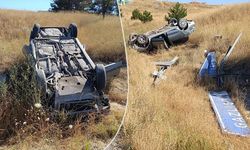 112 Acil Servisi çalışanları Gazlıgöl'de kaza yaptı!
