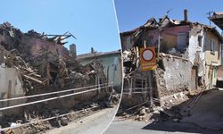 Eskişehir'de tarihi bölgedeki yıkım işlemi yarıda kaldı! 