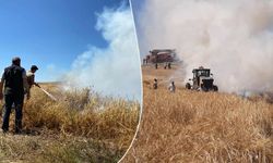 Eskişehir'de 30 dönümlük tarlada yangın çıktı!