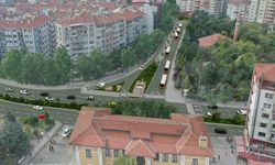 Eskişehir Büyükşehir Belediyesi'nden bol ağaçlı kavşak düzenlemesi!