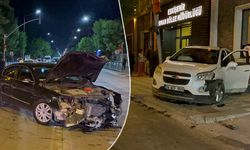 Eskişehir’de sürücü hatası kazayı getirdi; 2 araç pert oldu!