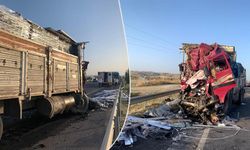 Ankara - Eskişehir yolunda feci kaza; Kamyon otobüse çarptı!
