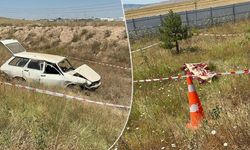 Eskişehir Emirdağ karayolu üzerinde yürekleri burkan kaza!