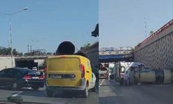 Eskişehir'de 3 araç kaza yaptı; Trafik durma noktasına geldi!
