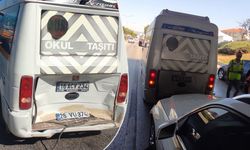 İşçileri taşıyan servis İnegöl - Eskişehir yolunda kaza yaptı!