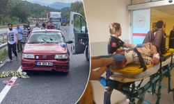 Eskişehir-Bursa yolunda yaşlı adama otomobil çarptı!