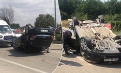 İnegöl’de sokak köpeği kazaya neden oldu!