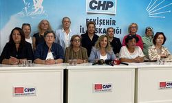CHP'li kadınlar Eskişehir'de açıklama yaptı; "Bu konu derhal çözülmelidir"